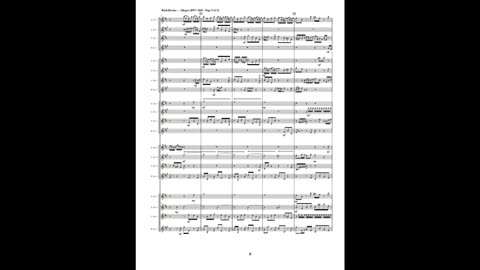 J.S. Bach – Concerto in A Minor, BWV 1065 (Saxophone Choir)