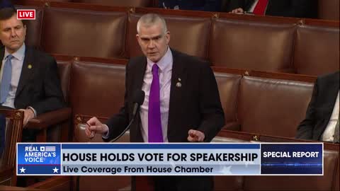 Rep. Matt Rosendale nominates Rep. Byron Donalds ahead of 9th speaker vote