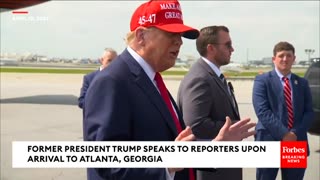 'Her Lover Was Thrown Off The Case!': Trump Viciously Mocks Fani Willis Upon Arrival To Atlanta