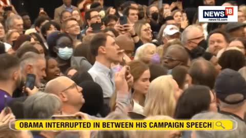 Obama Heckled | Barack Obama Confronts A Heckler At A Detroit Rally