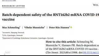 Part 1-Dr. Peter Mcullough & Dr. John Campbell discuss Denmark covid-19 Vaccine batch study