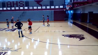 3 on 3 work - Triple Threat and Staggered Stance Focus