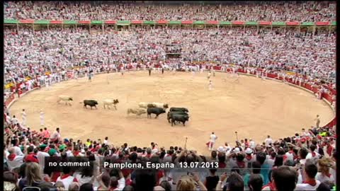 23 injured in stampede at Spain's running of the bulls - no comment