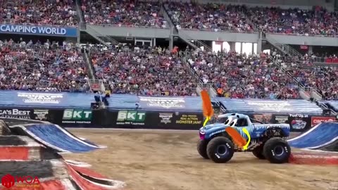 Crazy Monster Truck Freestyle Moments #2 | Monster Jam highlight Craziest Crashes 2020 |Woa Doodles