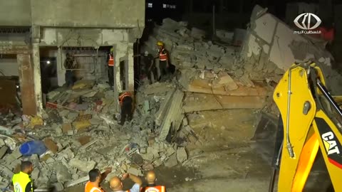 Damage in Gaza from Israeli strikes