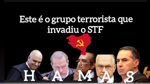 O grupo terrorista que invadiu o @STF_oficial os militantes comunistas.