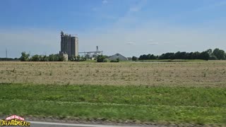 Driving On an Endless Farm Fields