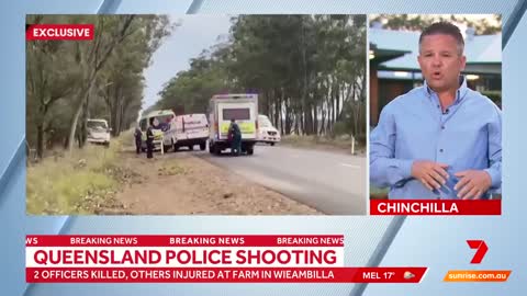 Two police officers killed in rural Queensland ambush _ Sunrise