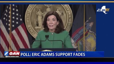 Poll: Eric Adams support fades