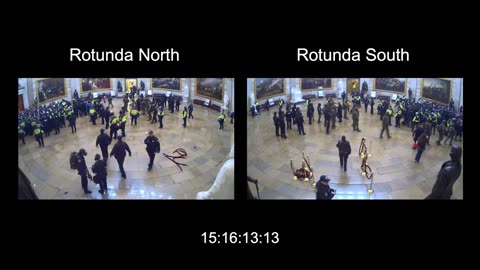 Jan 6 2021 CCTV - Rotunda North & South 15:11:53-15:19:16