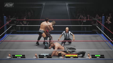 MATCH 122 OMEGA VS PUNK VS MOXLEY VS BRYAN WITH COMMENTARY