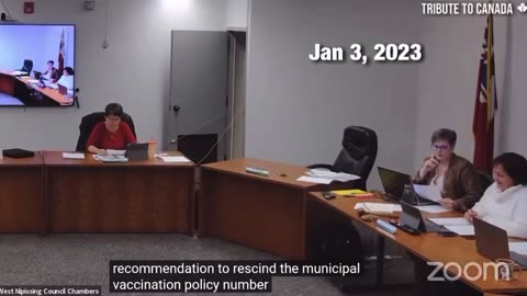 A town councillor in West Nipissing, Ontario apologizes for vaccine mandates.