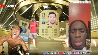 IShowSpeed Pulls Messi And Has A Seizure💀😭