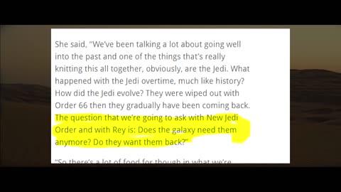 Yes! Kathleen Kennedy Says A Dumb Thing About New Star Wars