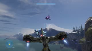 Halo 3 Flying the Hornet on The Covenant Mission