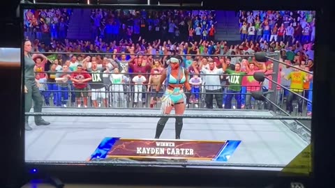 Kayden Carter Win Over Stephanie McMahon