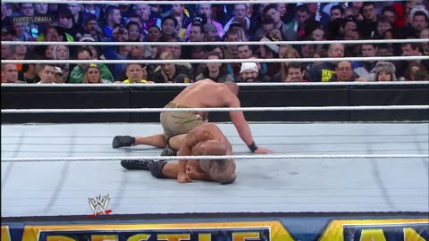 What a bloody Match between Rock and John Cena 😰😰