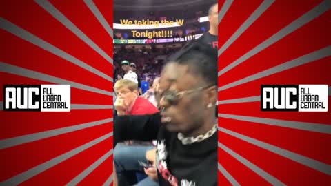 Lil Uzi Vert, Meek Mill, & Gillie Da Kid Sit Courtside Help 76'rs Beat Celtics