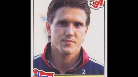 PANINI STICKERS WORLD CUP 1994 NORWAY TEAM