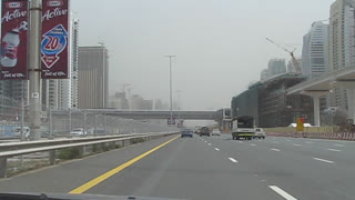 BMW Alpina driving in Dubai