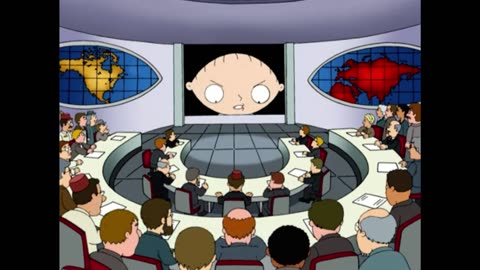 Stewie In-Directly References the NWO in a Reptilian Hall