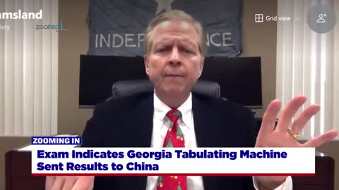 Russell Ramsland: Máquinas de tabulación de Georgia enviaron resultados a China