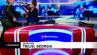 Politicians fight during live tv show