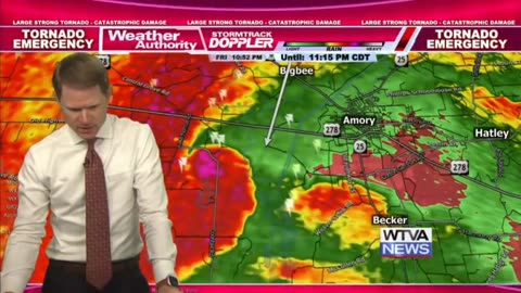 Meteorologist Prays For Mississippi Residents In Path Of Tornado Live On Air