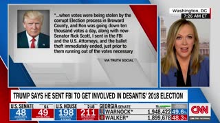 Trump says he sent the FBI to get involved in DeSantis' 2018 election