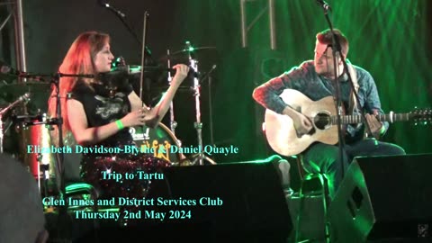 Elizabeth Davidson-Blythe & Daniel Quayle - Trip to Tartu Glen Innes Services Club 2nd May 2024