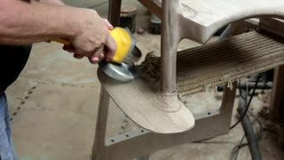 Rocking Chairs, Shaping the arm bottoms