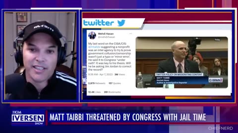 🚩 Matt Taibbi On Being Threatened By Congress With Jail Time After His MSNBC Interview