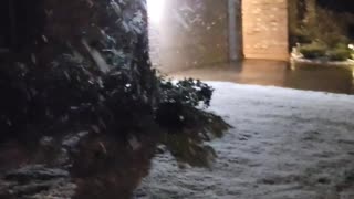 First Snowfall Of The Year In Mustang, Oklahoma | 2022