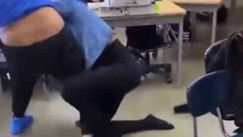 Big epic school brawl