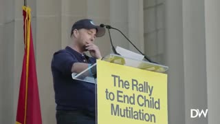 THE RALLY TO END CHILD MUTILATION -- Transman Scott Nugent gives speech to crowd in Nashville