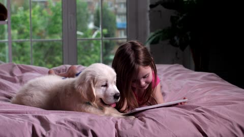 Unbreakable Bond: Heartwarming Story of a Girl and Her Puppy