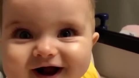 Cute baby smile