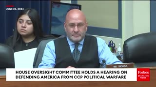 Clay Higgins: The CCP Uses US Intellectual Property To 'Usurp American Dominance'