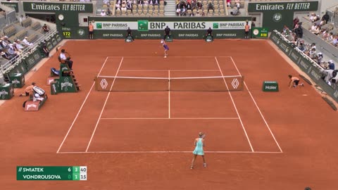 Iga Swiatek vs Marketa Vondrousova/ Quarter-Final/French Open 2024/ Highlights