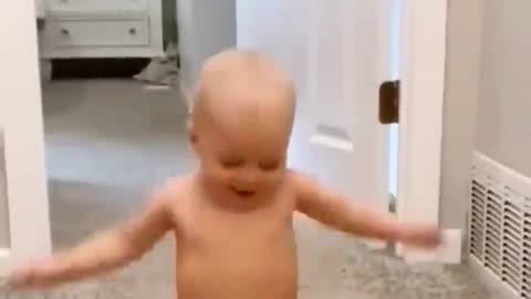 Cute baby dance