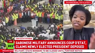 RT reports on the GABON coup !