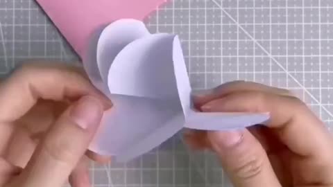 Make a flower by paper