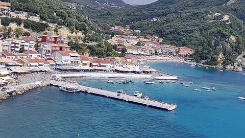 Parga City view from above