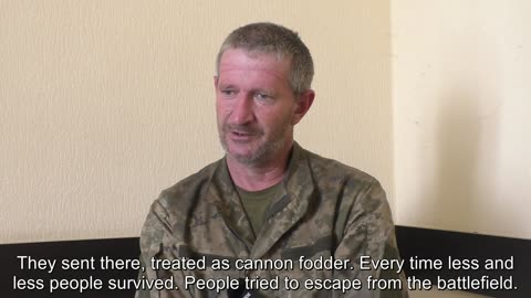 Captive Ukrainian servicemen tells how National Guard shoots retreating soldiers in back