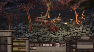 Kenshi - My Team Fights a Large Group of Beak Things