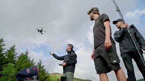 World's Best FPV Drone Shot- (extreme mountain biking)