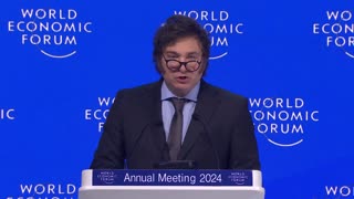 The Argentinian 'Trump' Barnstorms Davos With Speech Blasting Socialism