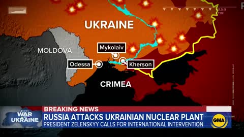 Russian forces attack Europe’s largest nuclear power plant in Ukraine l GMA