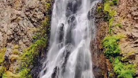 beautiful waterfall view