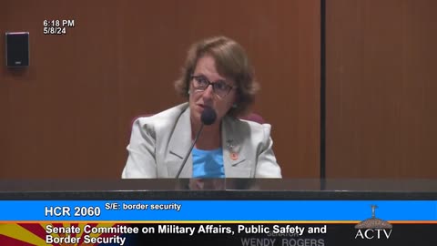 Wendy Rogers Explains Vote For Secure The Border Act HCR2060